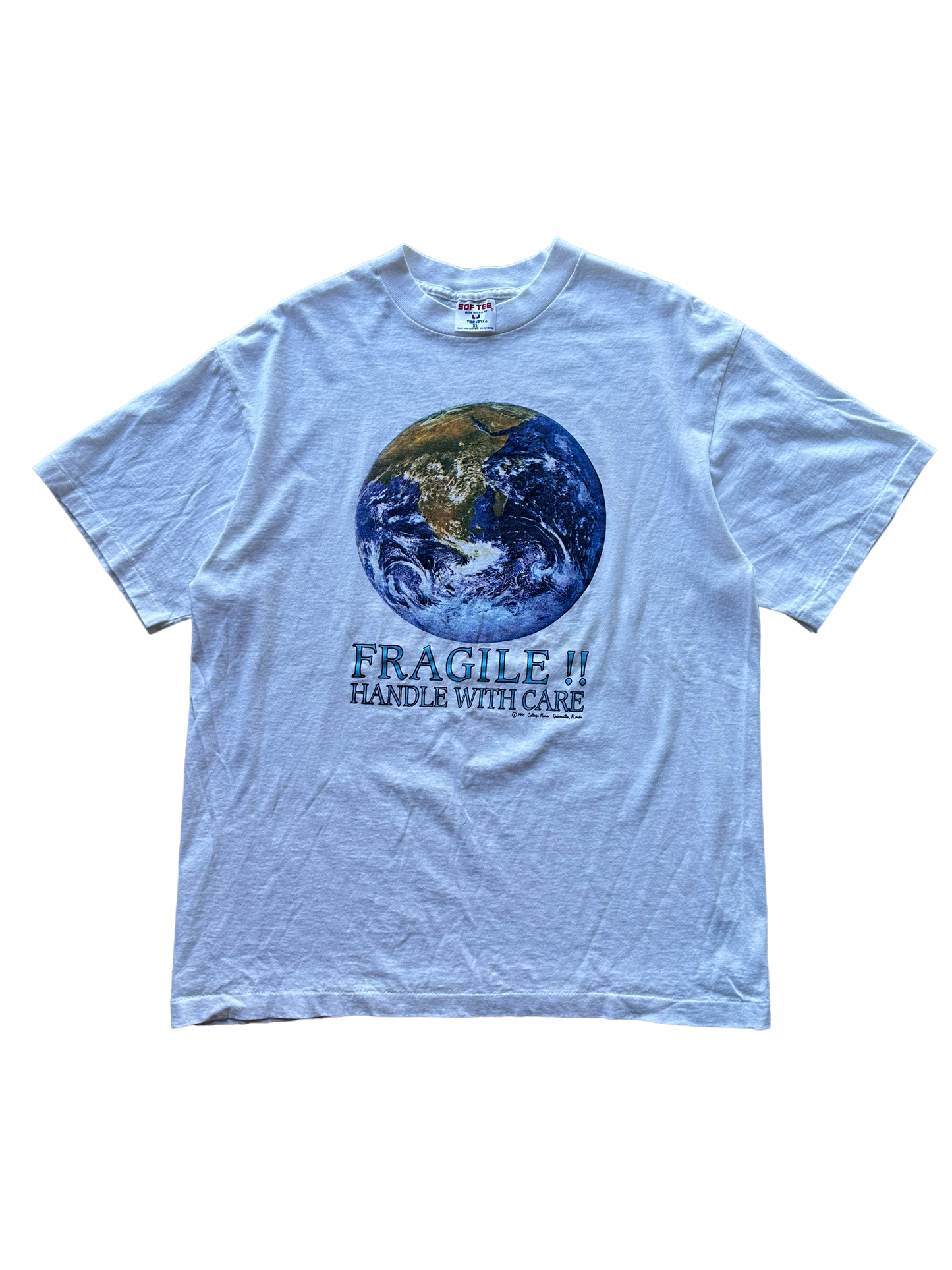 1991 Fragile Earth Tee size XL