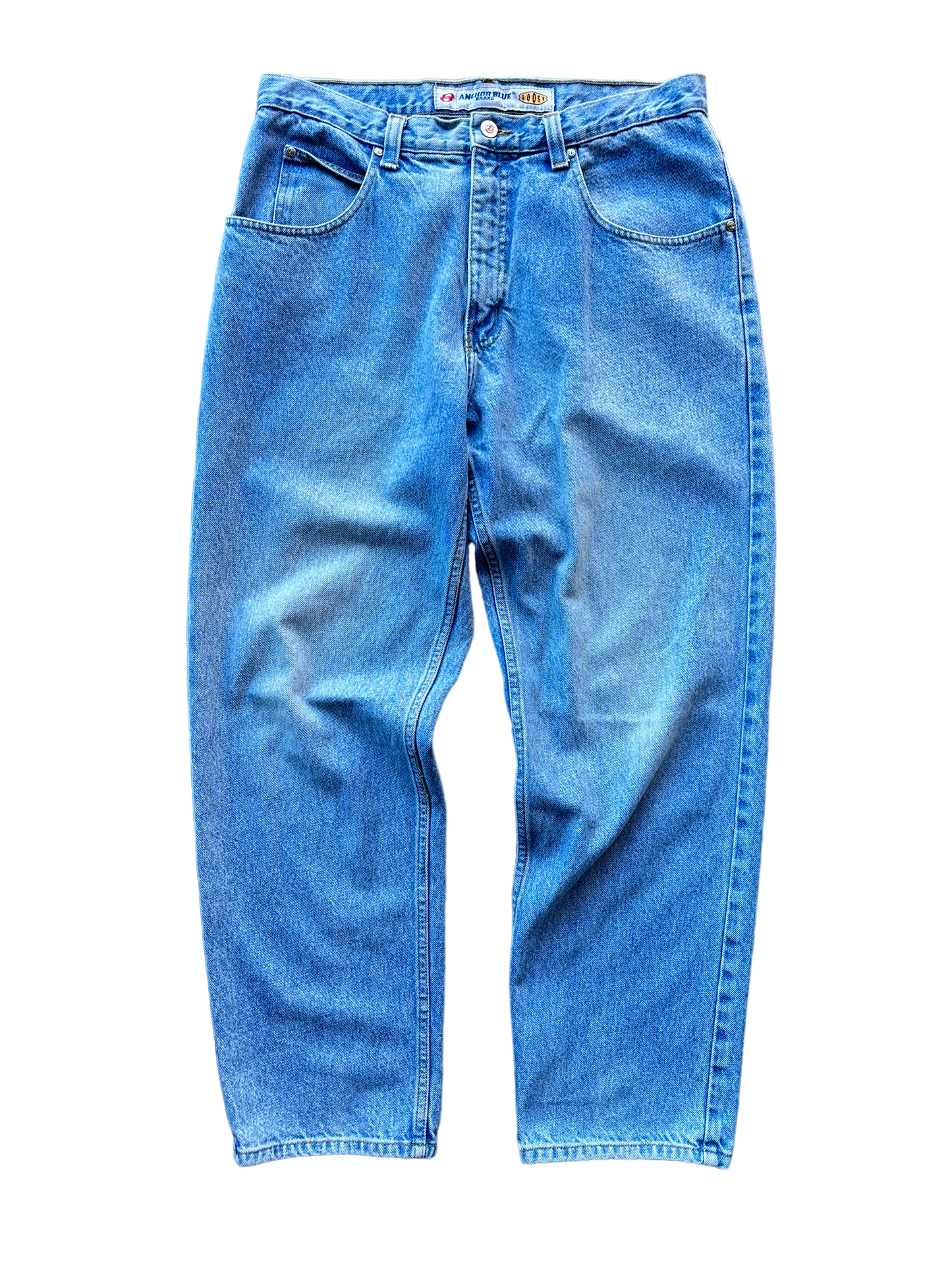 Y2K Anchor Blue Loose Denim size 33