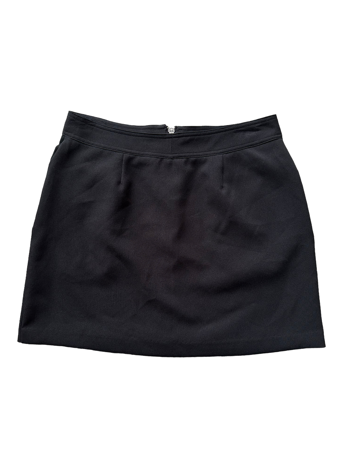 90s I <3 U Black Mini Skirt size 28