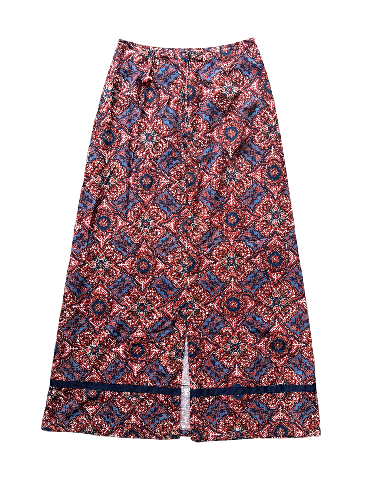 90s Sideout Pattern Maxi Skirt size 26