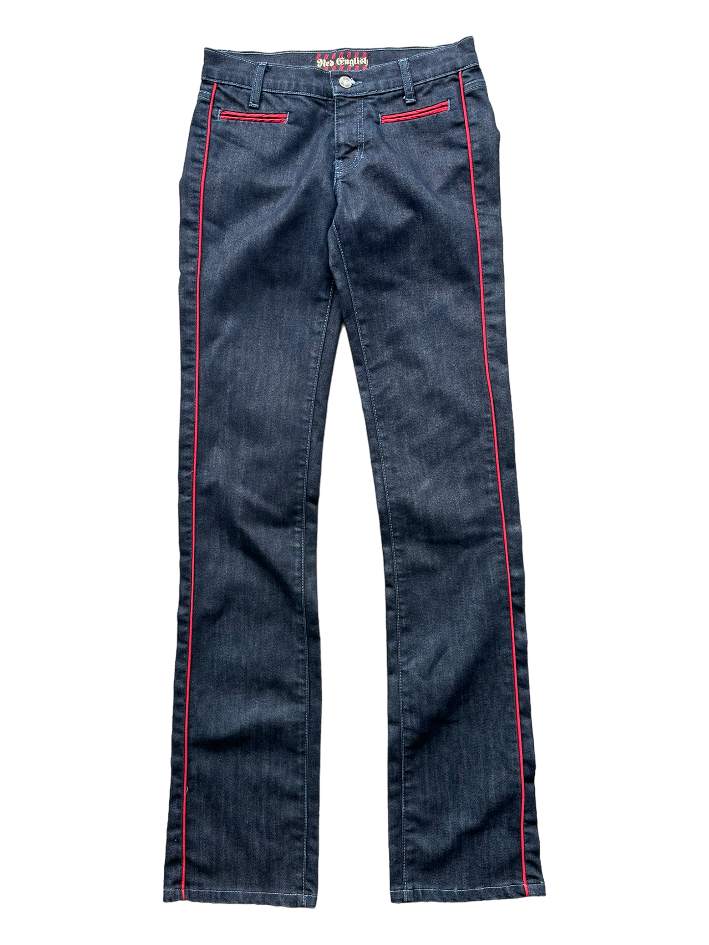 Y2K Red English Denim