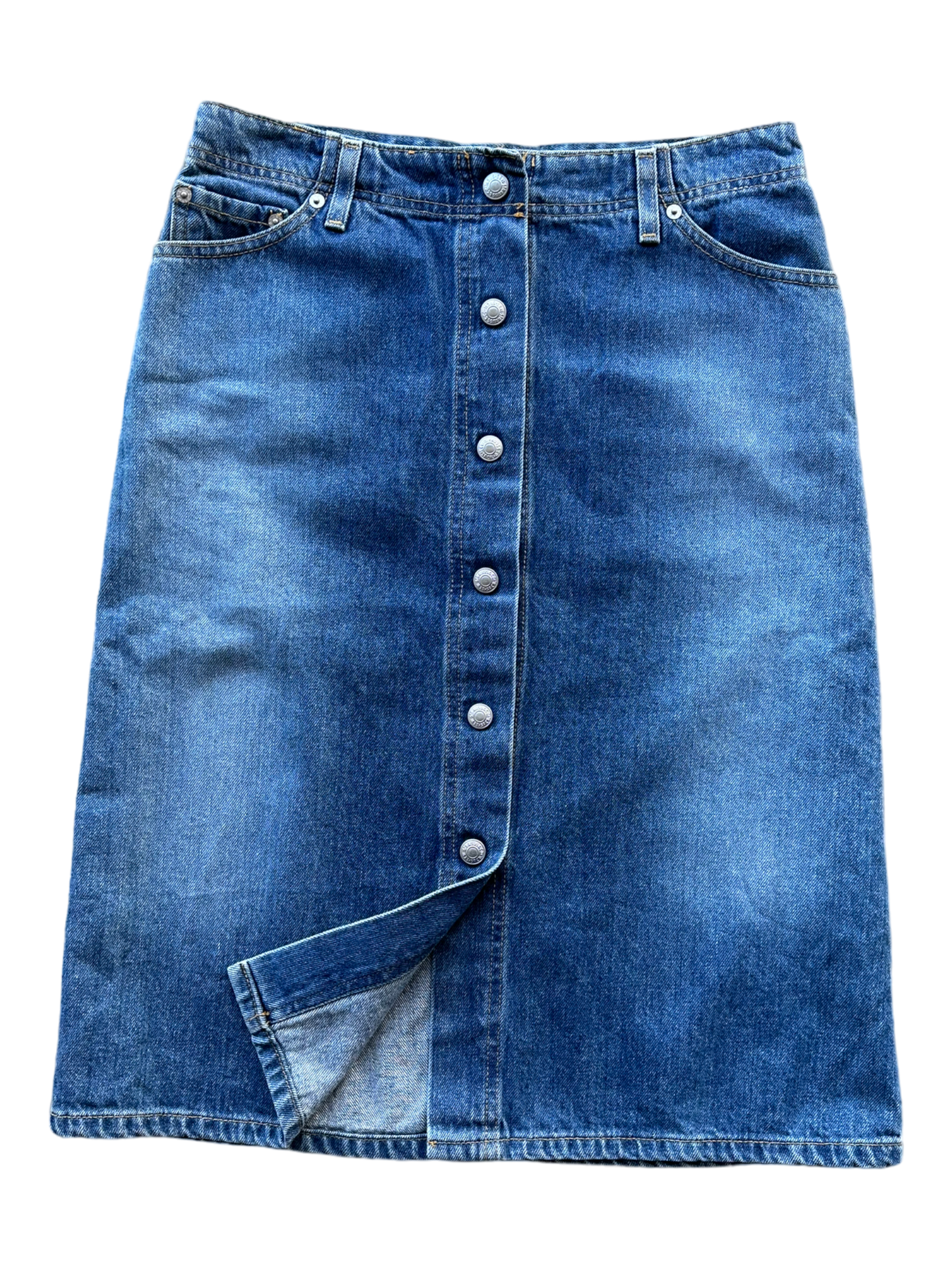 Y2K Levi’s Denim Midi Skirt