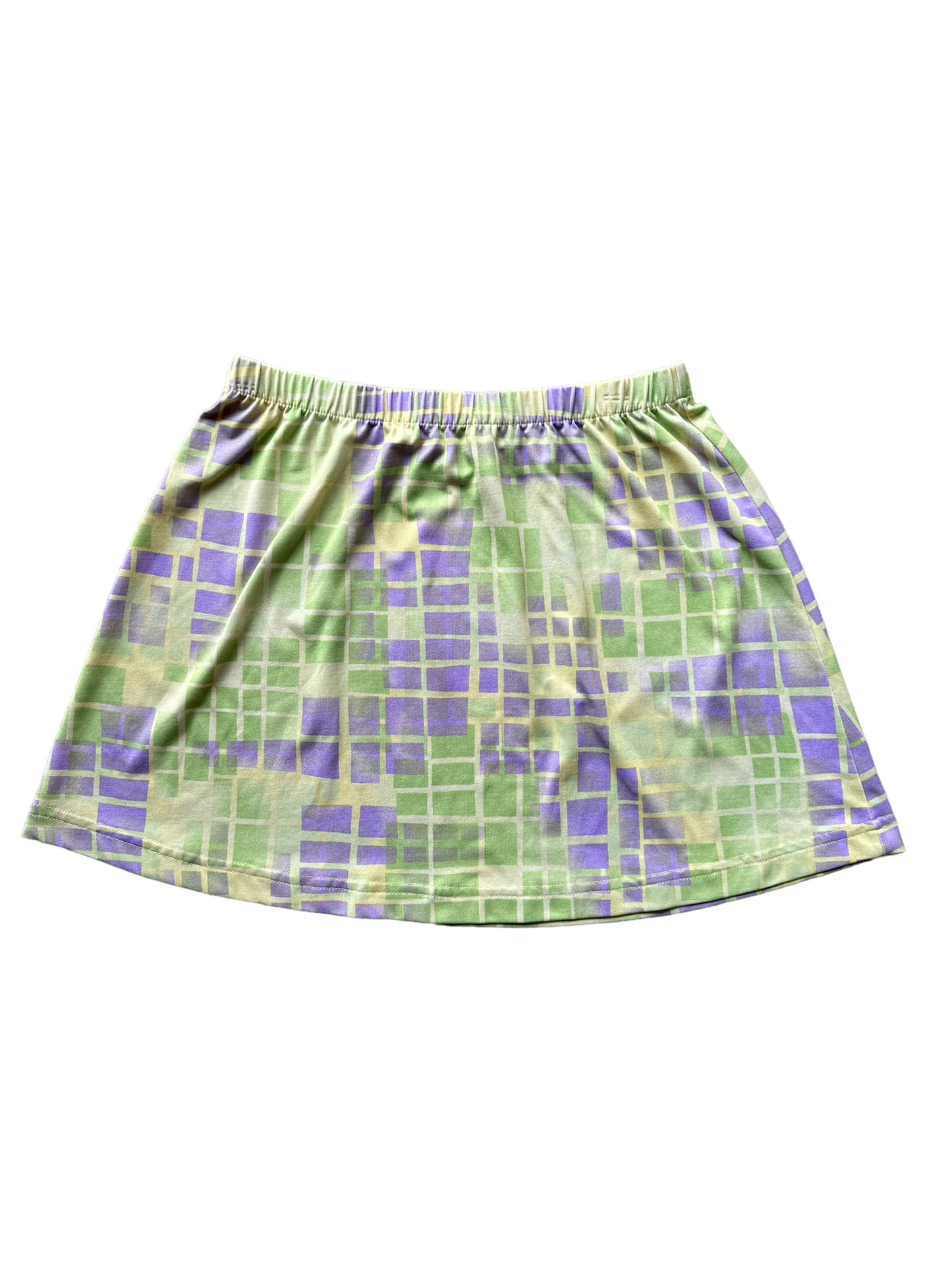 90s Lily Of Beverly Hills Pattern Mini Skirt size 25