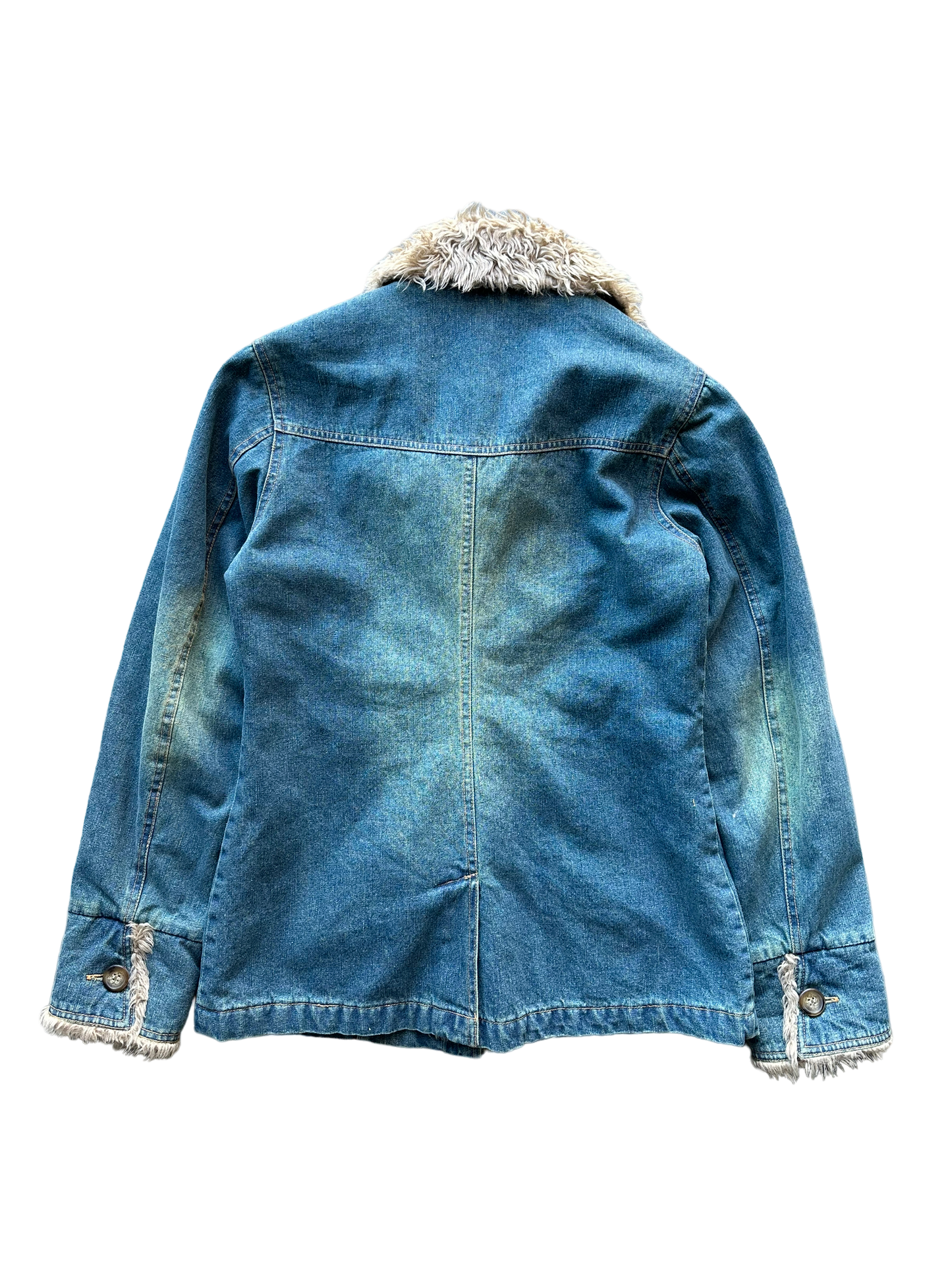 Y2K Paris Blue Denim Jacket size M