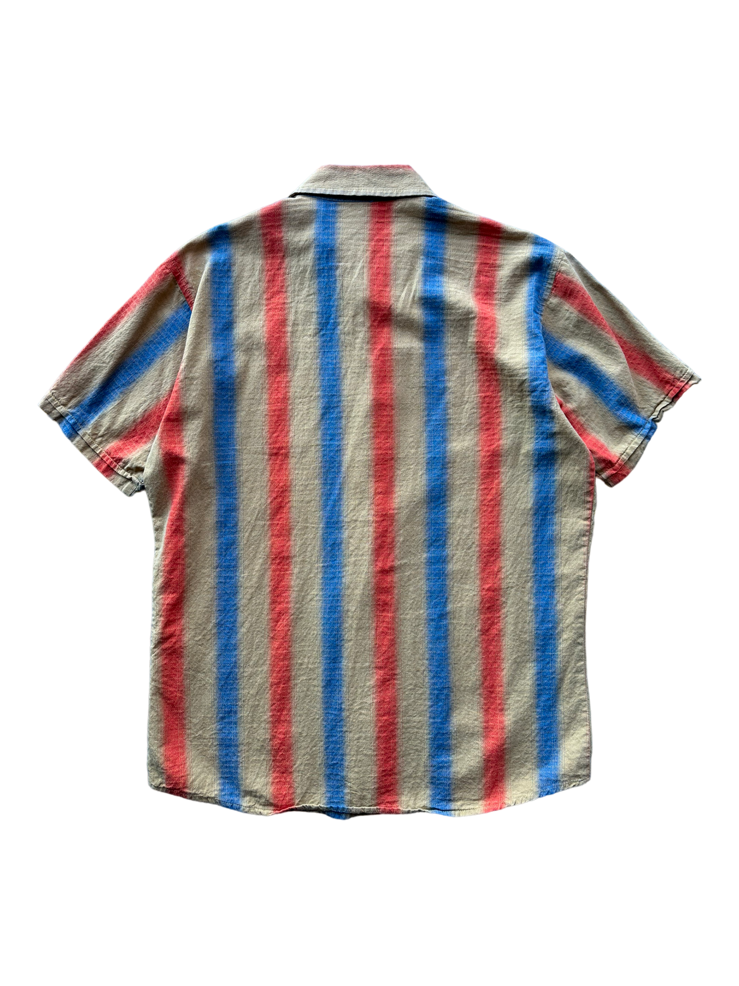 Y2K IQ Wear Stripe Button Up size L