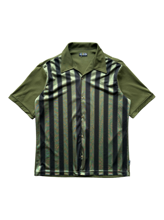 90s BC Ethic Striped Button Up Shirt