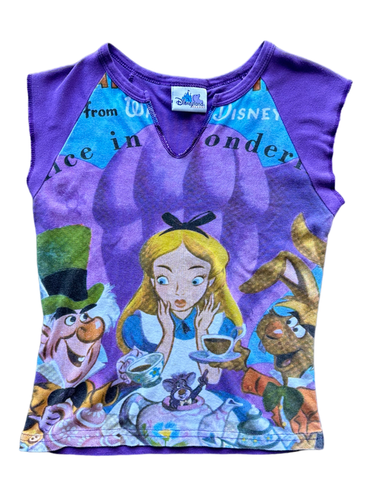 Vintage Disney Alice In Wonderland Top