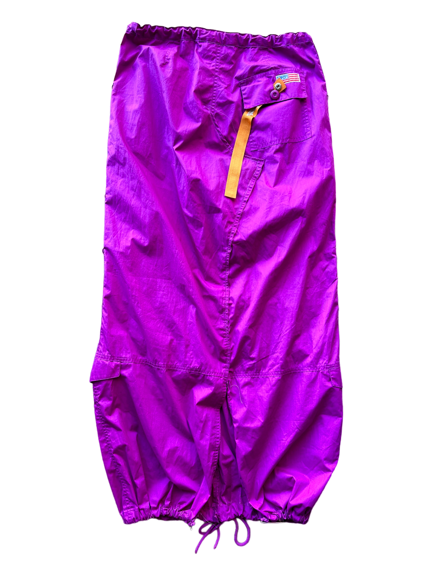 90s Adjustable Purple UFO Raver Skirt