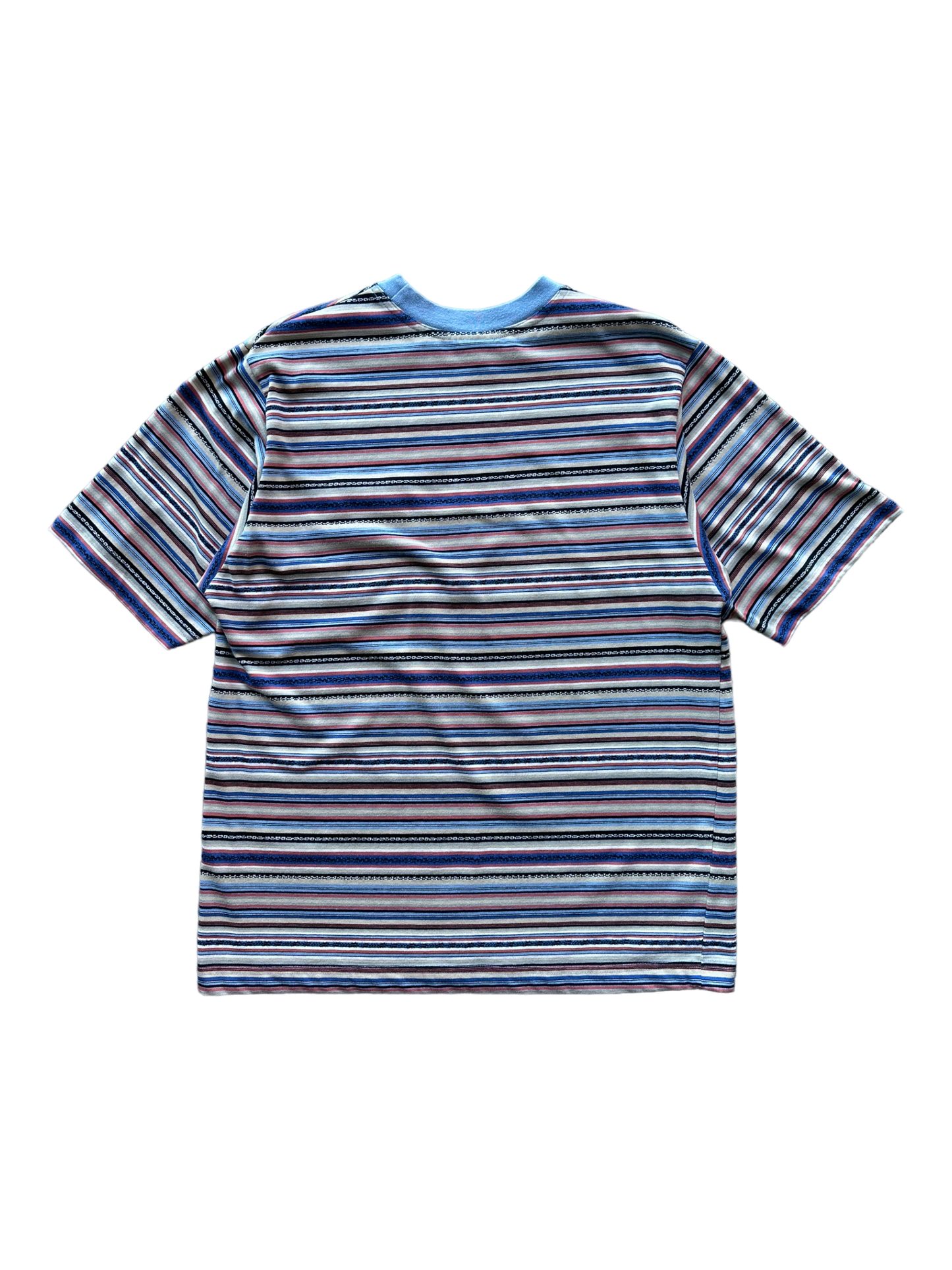 90s No Fear Multi Stripe Tee size L