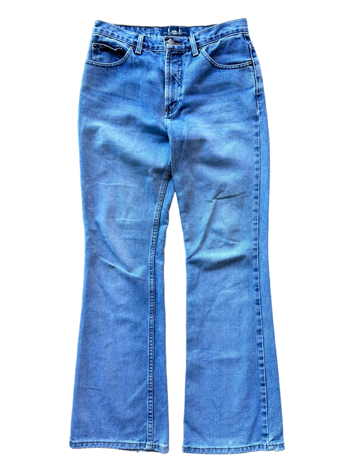 Y2K LEI Light Wash Denim Flares size 29